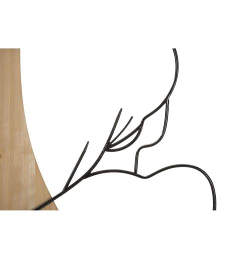 Décoration Murale Encadrée Beauty 90cm Noir & Naturel