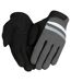 Brevet Suede Reflective Cycling Gloves Black Rapha-3