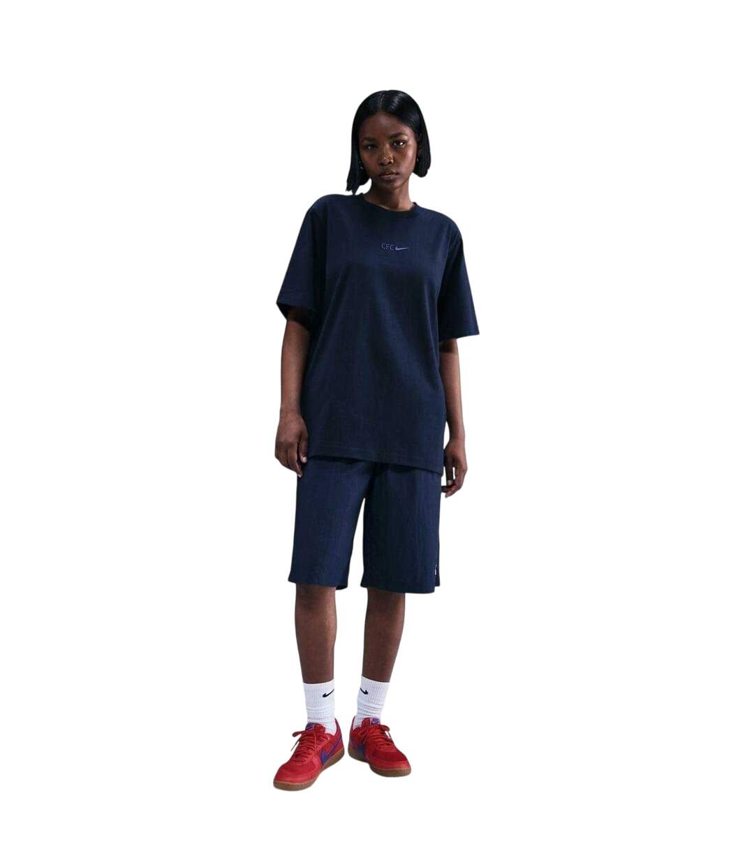 T-shirt Motif/style Chelsea Wordmark Femme Bleu Nike-4