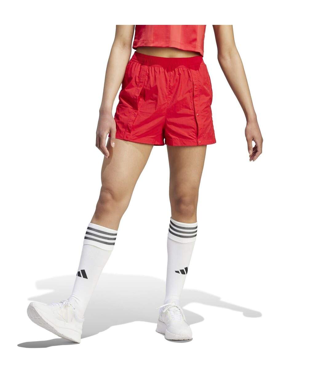 Short Tiro Femme Rouge Adidas-2