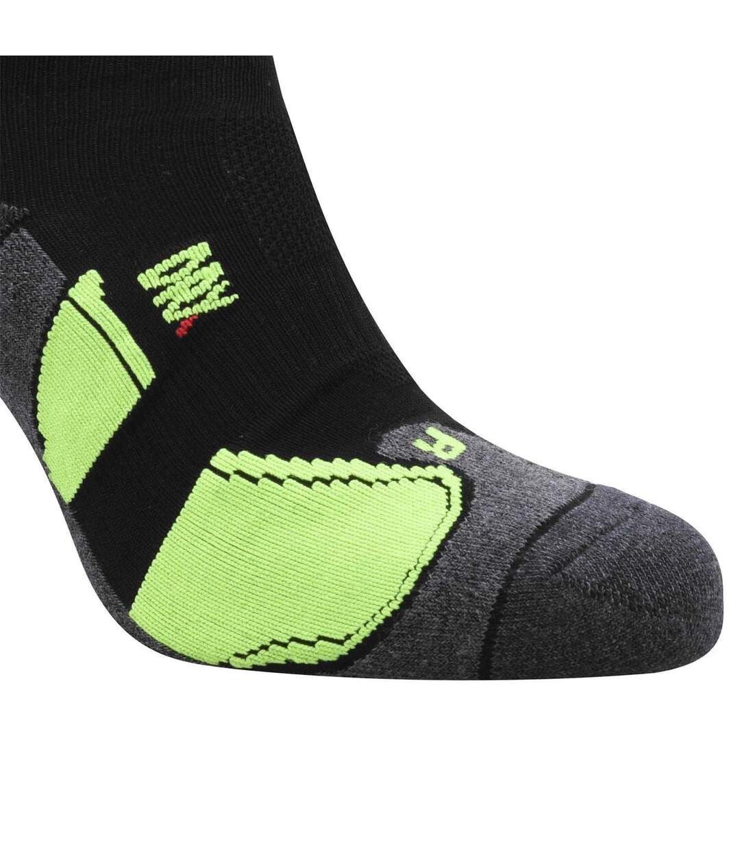 Lot De 2  Chaussettes Course À Pied Dri Skin Homme Noir Vert Fluo Karrimor-4