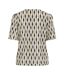 Top beige/bleu femme vila viadda-2