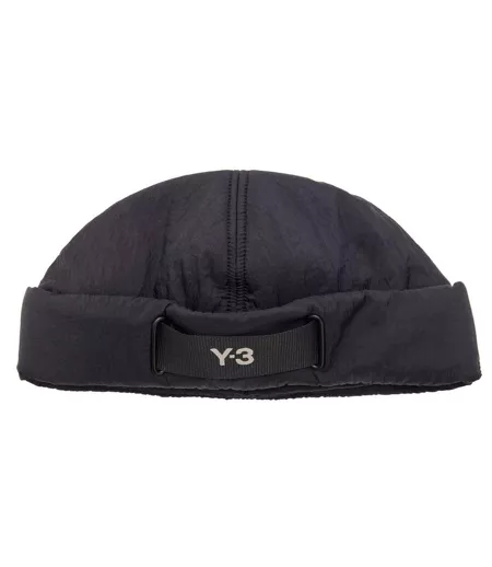 Bonnet Style Rembourré Adulte Noir Y-3