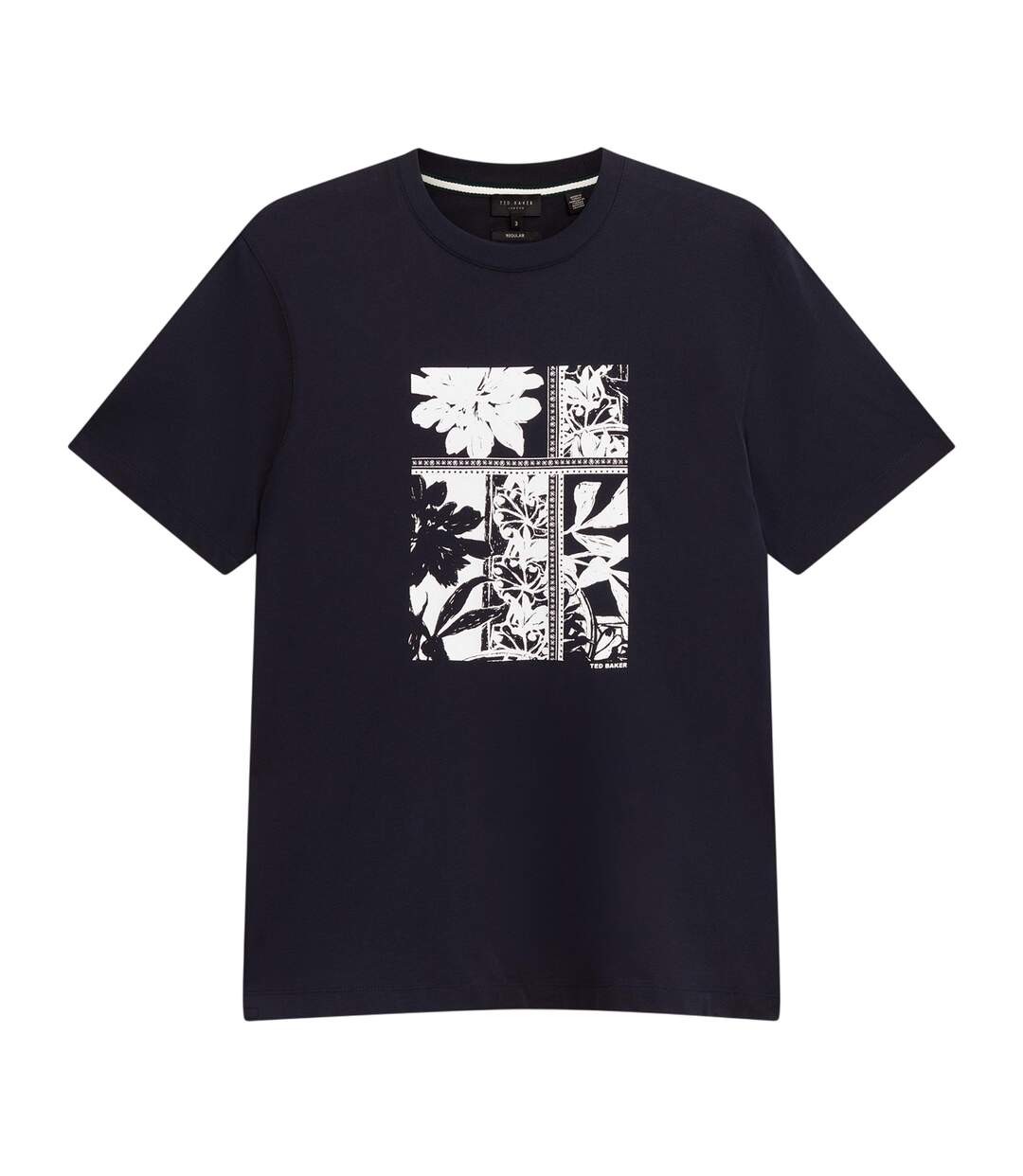 T-shirt Motif/style Art De La Boîte Homme Bleu Marine Ted Baker-2
