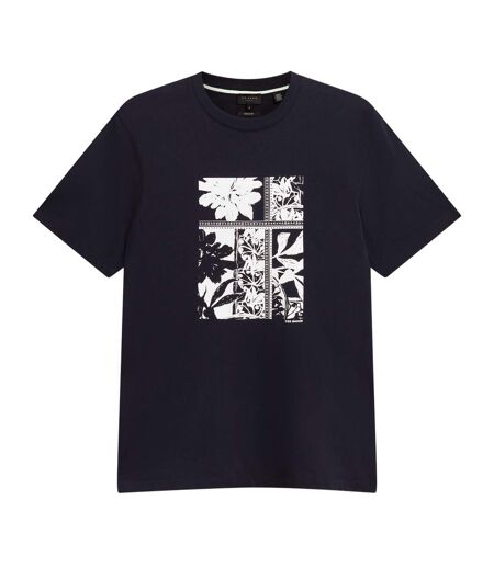 T-shirt Motif/style Art De La Boîte Homme Bleu Marine Ted Baker