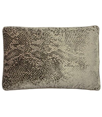 Paoletti Python Throw Pillow Cover (Champagne/Black) (One Size) - UTRV2160