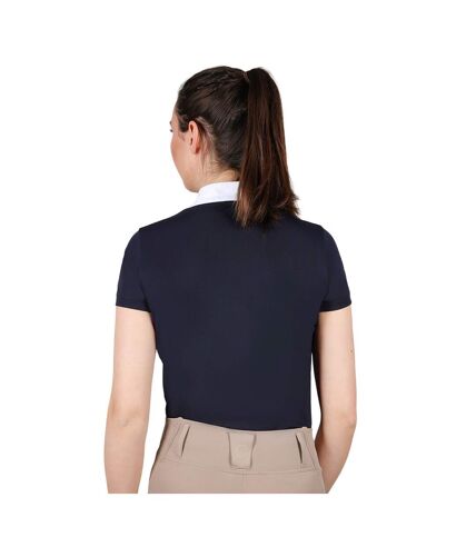 Womens/ladies oxnam competition show shirt navy Coldstream