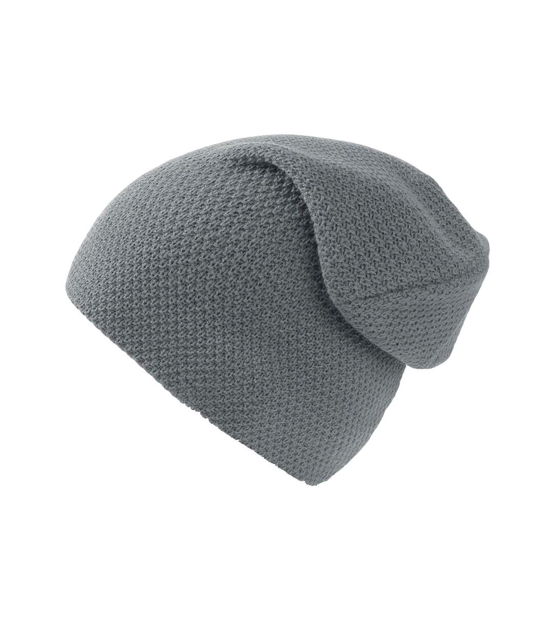 Bonnet Gaufré Snobby Mixte Gris Clair Atlantis-2
