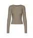 Pull marron femme vero moda kara-1