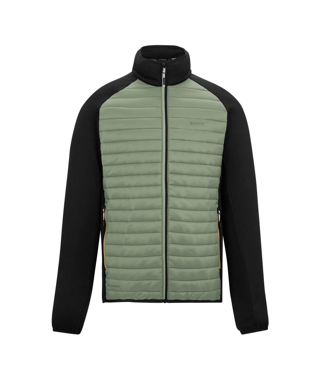 Veste Hybride Clumber Homme Vert Pâle Noir Regatta-2