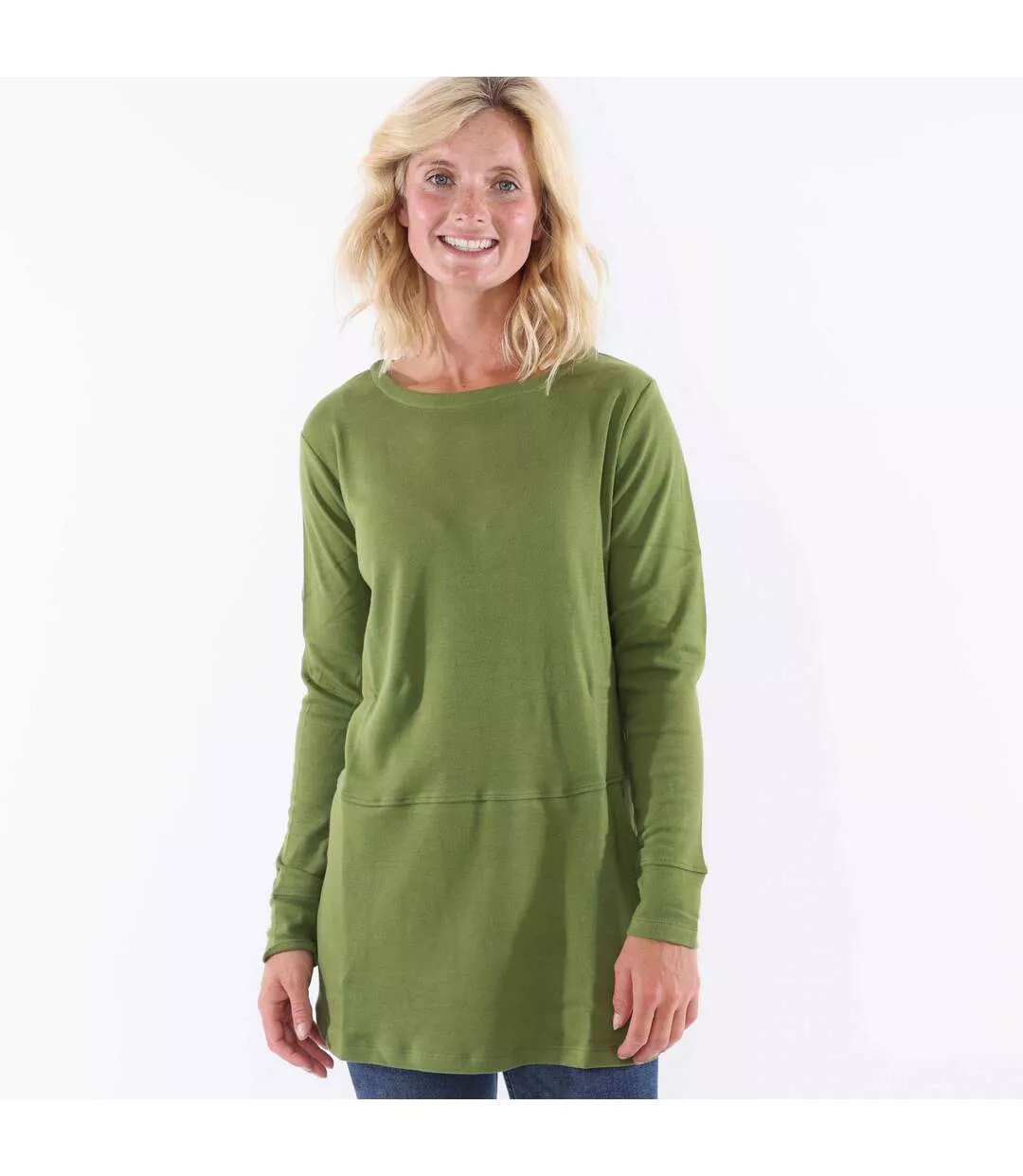 Tunique Femme Vert De Gris Lazy Jacks-1