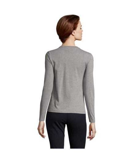 T-shirt Imperial Femme Gris SOLS
