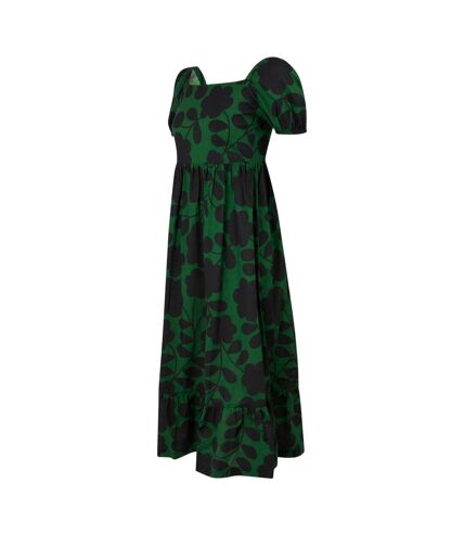 Womens/ladies orla kiely floral summer midi dress vert Regatta