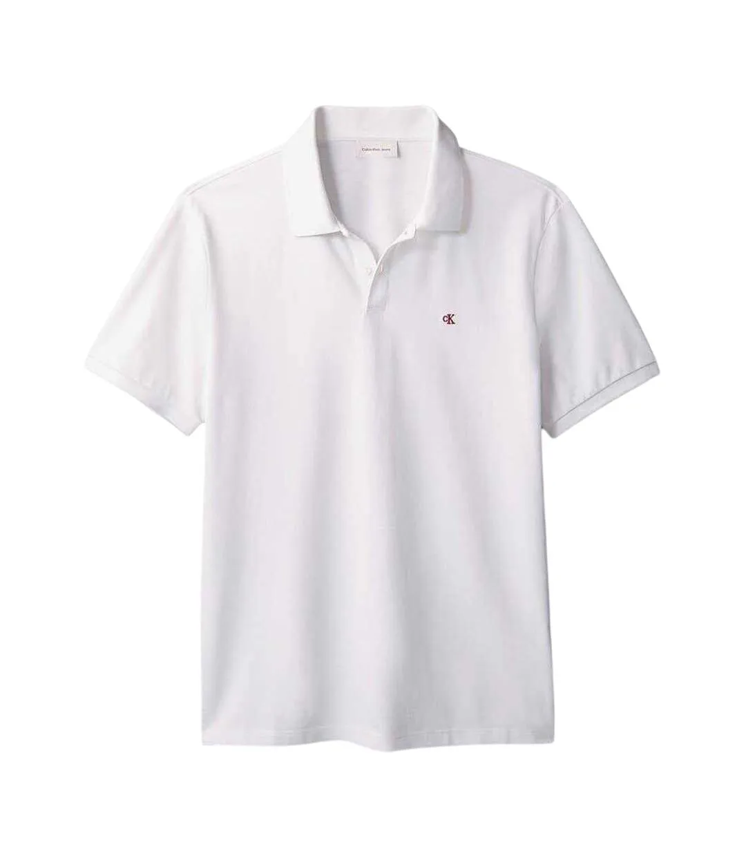 Polo Homme Blanc Calvin Klein-2
