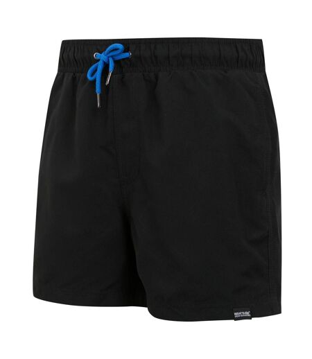 Mens Mawson Ii Swim Shorts Black Olympian Blue Regatta