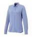 Elevate Womens/Ladies Bigelow Long Sleeve Pique Shirt (Light Blue)
