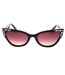 Womens/ladies Cat Eye Sunglasses One Size Black Bordeaux Guess-2