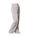 Womens/ladies plush fleece lounge pants silver grey Brand Lab-3