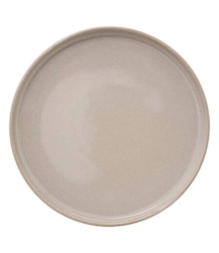Lot de 6 Assiettes Plates Terre Inconnue 27cm Beige