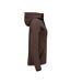Womens/ladies Pemberton Drawstring Hoodie Dark Mocha Cutter & Buck-4