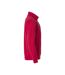 Unisex Adult Basic Half Zip Sweatshirt Red Clique-4