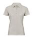 Womens/ladies Luxury Stretch Polo Shirt Cement Tee Jays-1