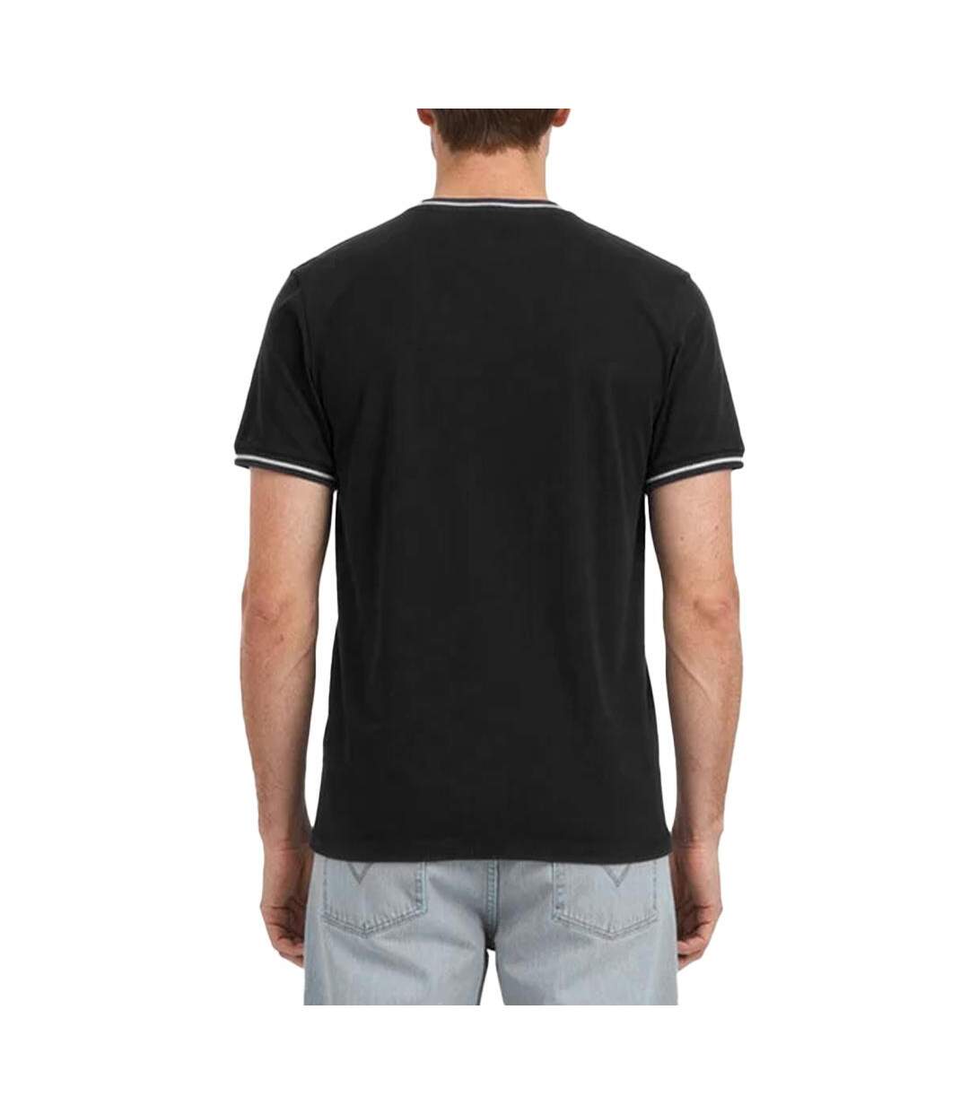 T-Shirt noir homme kaporal roll-2