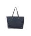 Katana - Sac cabas nylon et cuir - marine - 7678