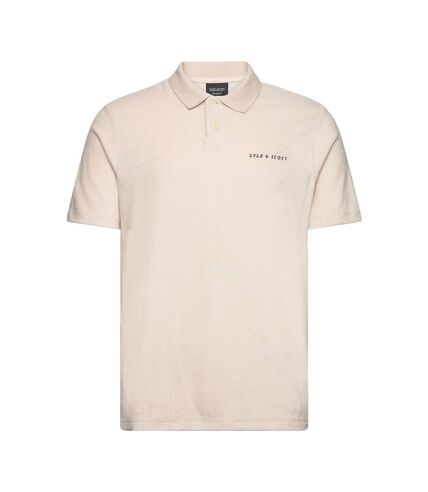 Mens towelling polo shirt cove Lyle & Scott