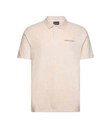 Mens towelling polo shirt cove Lyle & Scott