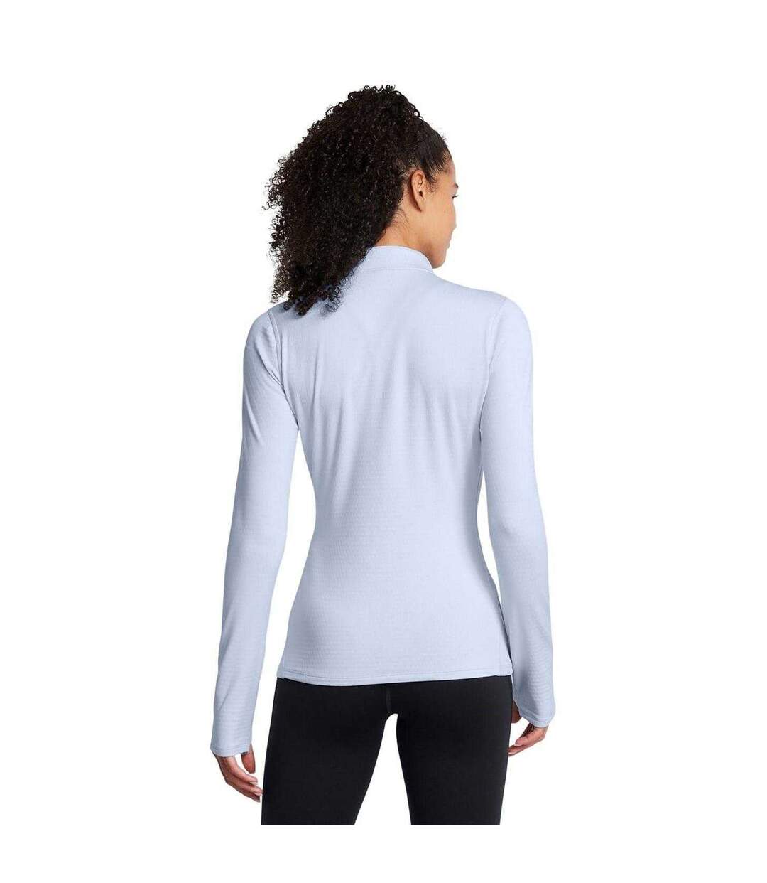 Womens/ladies Vanish Long-sleeved Sweatshirt Blue Under Armour-4