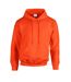 Sweat À Capuche Adulte Orange Gildan-1