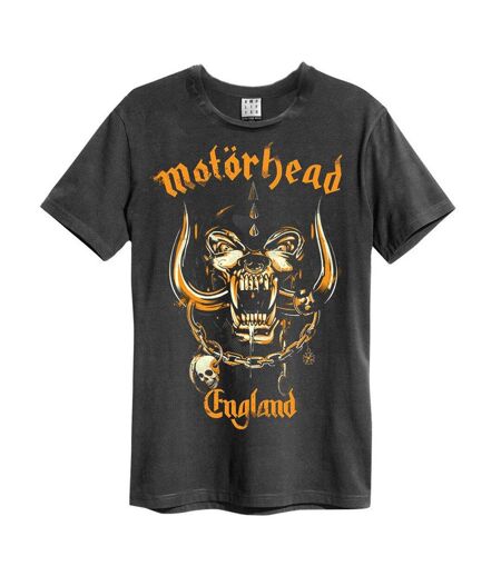 T-shirt Bronze England Adulte Charbon Amplified