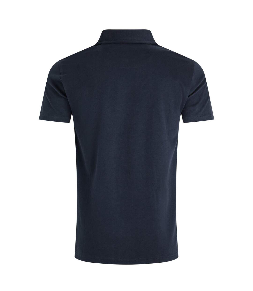 Mens grafton plain jersey short-sleeved shirt navy Weird Fish-2