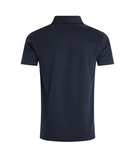 Mens grafton plain jersey short-sleeved shirt navy Weird Fish