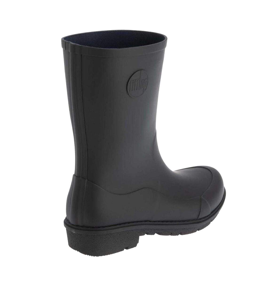 Womens/ladies Waterproof Wellington Boots Navy Fit Flop-2