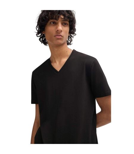 Pack Of 2  Mens V Neck Slim T-shirt  Black Hugo Boss