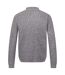 Regatta Mens Kaison Marl Knitted Half Zip Sweater (Dark Grey) - UTRG8414