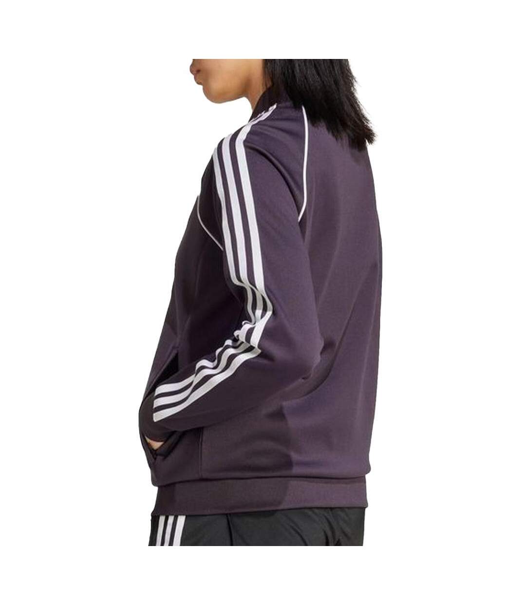 Veste violette femme adidas classics-2