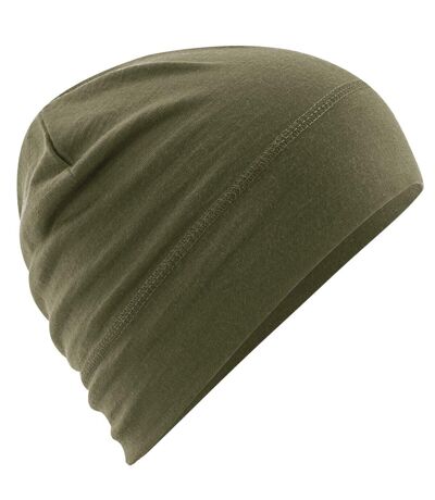 Beechfield Unisex Adult Merino Wool Beanie (Military Green) - UTRW8468