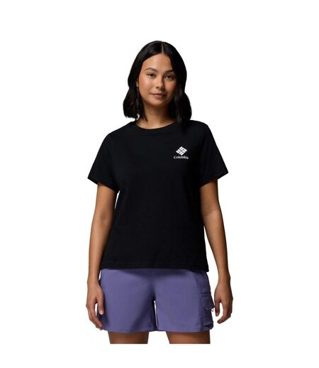 T-shirt Motif/style Logo Femme Noir Columbia