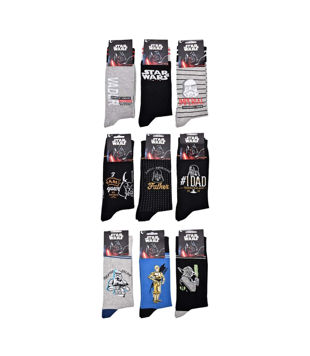 Chaussettes Pack Cadeaux Homme LICENCE - Pack de 9-4