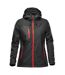 Veste Softshell Olympia Femme Noir Rouge Vif Stormtech-1