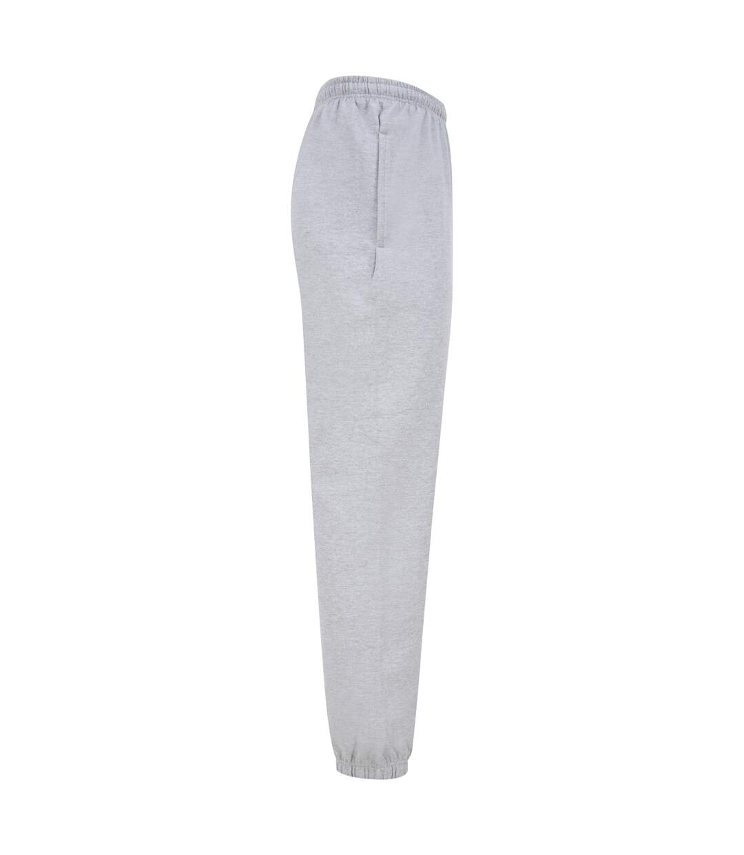 Pantalon de jogging homme gris chiné Casual Classics