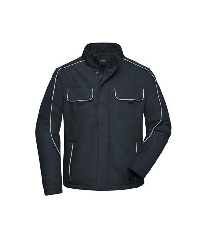 Veste softshell adulte carbone James and Nicholson