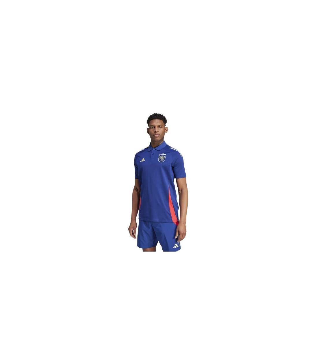 Polo Motif/style Espagne Euro Homme Bleu Rouge Adidas-1