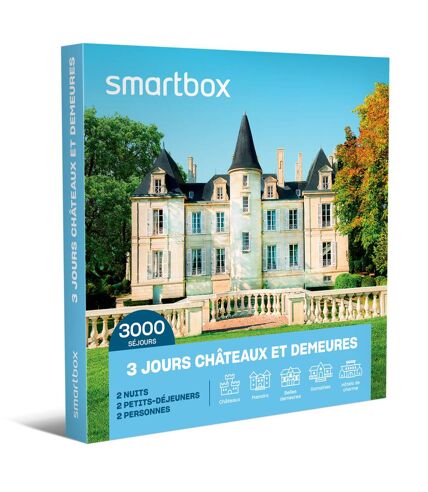 3 jours châteaux et demeures - SMARTBOX - Coffret Cadeau Séjour