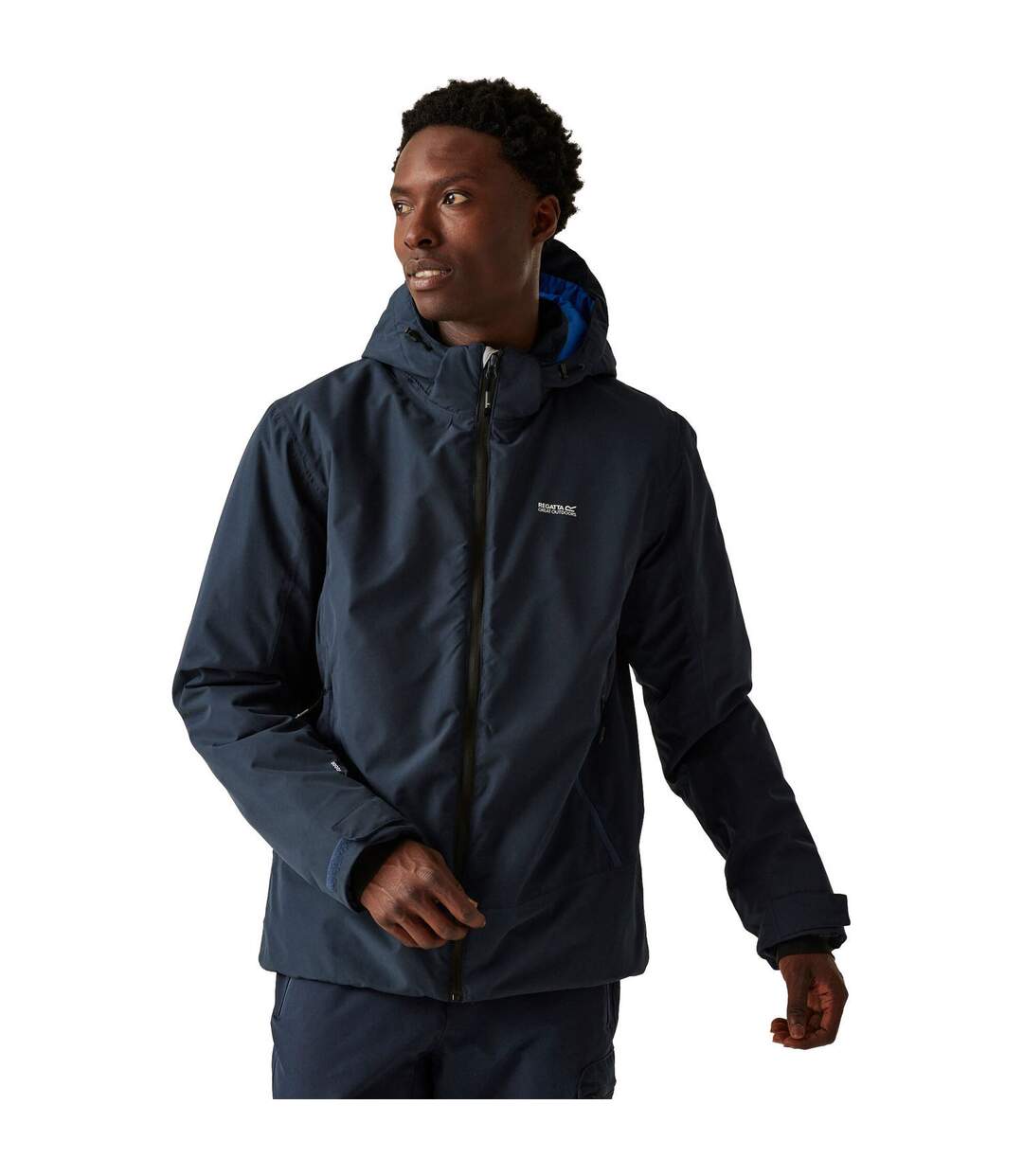 Mens Frelton Waterproof Insulated Jacket Navy Olympian Blue Regatta-2