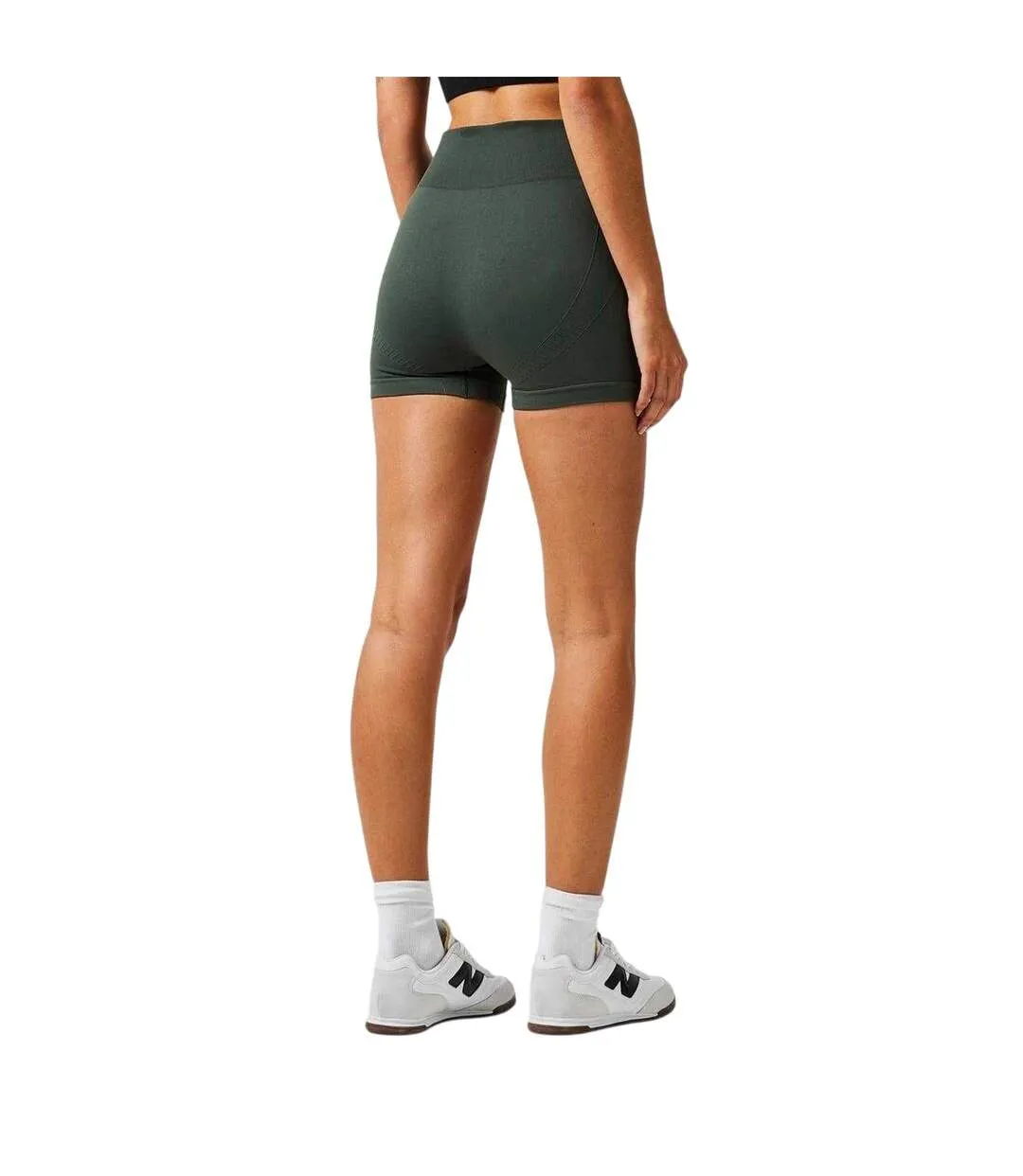 Womens/ladies Nylon Shorts Khaki USA-4