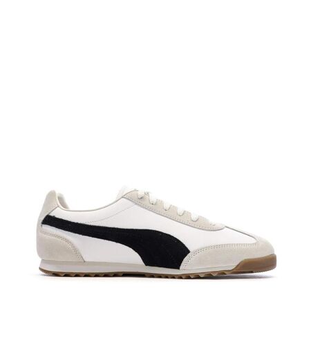 Baskets blanches/beiges/noires homme puma arizona retro